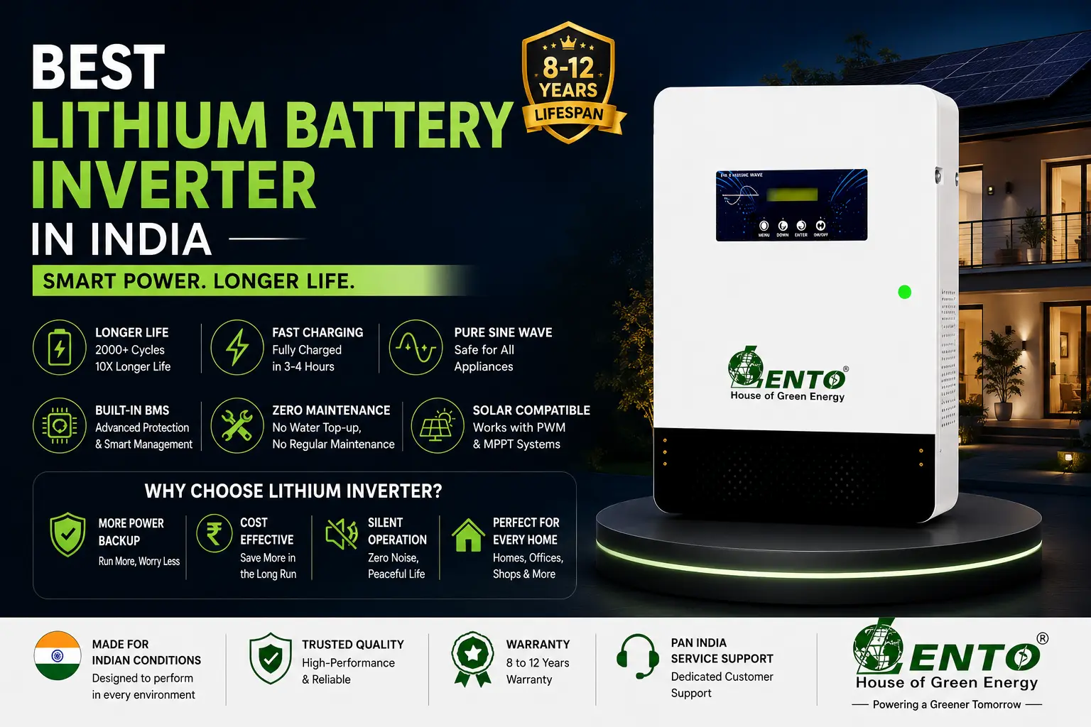 Best Lithium Battery Inverter in India